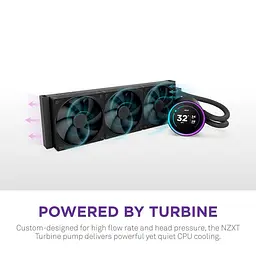 СВО NZXT Kraken Elite 360mm Black (RL-KN36E-B2) - мініатюра 5