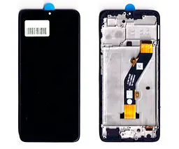 Дисплей Infinix Smart 7 X6515 чорний + рамка