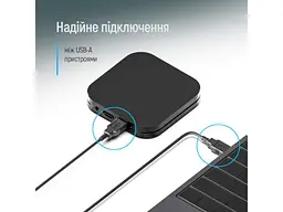 Кабель ColorWay USB2.0 AM/AМ 1м Black (CW-CBUU071-BK) - мініатюра 6