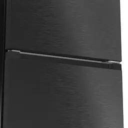 Холодильник Gorenje з нижн. мороз. камерою, 203х66х60см, 2 двері, 257(121)л, А+, NF+, Зона св-ті, Інвертор, Внутр. Дисп, Wi-Fi, Чорний - мініатюра 6