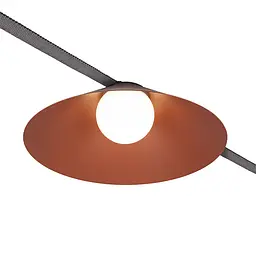 Трековий світильник LED Levistella 78018-BL06 ORG, 18W, 4000K, терракотовий, для текстильної трекової системи - мініатюра 2