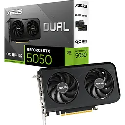 Відеокарта Asus Dual GeForce RTX 5050 8GB OC Edition (DUAL-RTX5050-O8G) EU [149002]