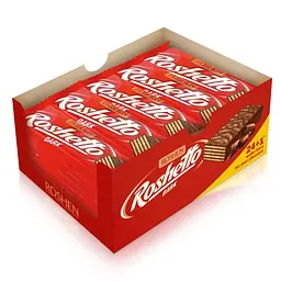 Упаковка вафельних батончиків Roshen Roshetto Dark chocolate 25 шт x 34 г - мініатюра 2