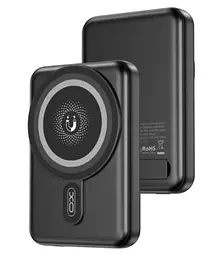 Портативна батарея XO PR264 10000 mAh with MagSafe and Holder + PD20W Black - мініатюра 2