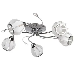 Люстра стельова Brille класична E14 40W CH (LK-239C/5)