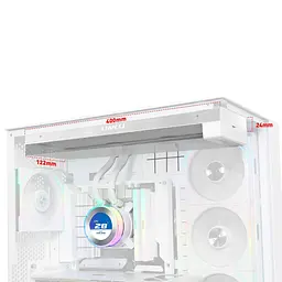СВО Lian Li HydroShift II LCD-C 360 FANLESS White (G89.GHS2LCD36W.00) - мініатюра 3