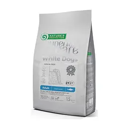 Сухий корм для собак Nature's Protection Superior Care White Dogs Grain Free Herring Adult 1.5 кг (NPSC47439)