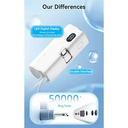 Павербанк Vention Black 4800 mAh / 22.5 Вт (FHRB0) - мініатюра 9