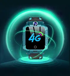 Дитячий смарт годинник-телефон Lemfo M47 з SIM картою, GPS відстеженням, поворотним корпусом 360°, подвійною камерою та прослушкою Блакитний - мініатюра 4