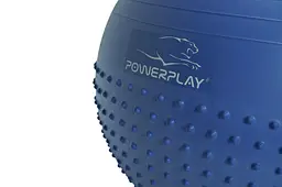 М'яч для фітнесу Power Play 4003 65 см, Lilac із насосом - мініатюра 2