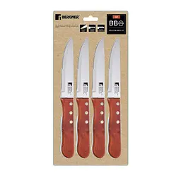 Набір ножів для стейків Bergner Bbq lovers 4 предмети (BG-40201-MM) - мініатюра 5