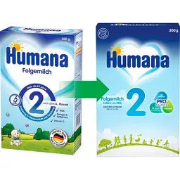 Дитяча суміш Humana 2 молочна з пребіотиками 300 г (4031244720276)