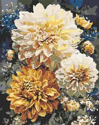 Алмазная мозаика/вышивка Летние цветы 40*50 см Оригами OD 3093-01