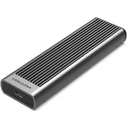 Кишеня зовнішня Vention SSD M.2 (NVME) M-key USB Type-C 3.2 10Gbps Heat Sink Aluminum (KPKH0)