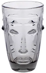 Набір 6 склянок Ariadne "Face Grey" Bona Ø8х12,8 см kuh0007175