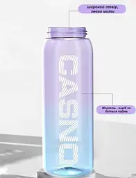Пляшка для води Casno 800 мл KXN-1246 Біла (KXN-1246_White) - мініатюра 6