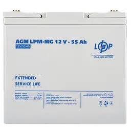 Акумулятор мультигелевий LPM-MG 12V - 55 Ah - мініатюра 4