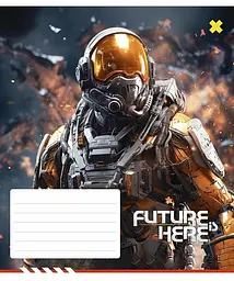 Зошит загальний Школярик Future here у клітинку 12 аркушів 30 шт. (012-3417K) - мініатюра 3