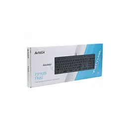 Клавіатура A4Tech FX60 USB Grey White backlit - мініатюра 7