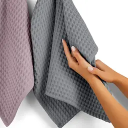 Вафельні рушники Terra Greek Waffle CS1 2шт 75х95см/75х130см (SetTw_GreekWaffle_37Shadow75x95_24Laurel75x130) - мініатюра 8