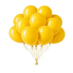 Надувні повітряні кулі HTOP 100 шт Party Balloons 30 см Товари для оформлення Дня народження Святкова атрибутика Жовтий