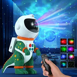 Нічник динозавр астронавт Dinosaur Astronaut Space Projector - мініатюра 2