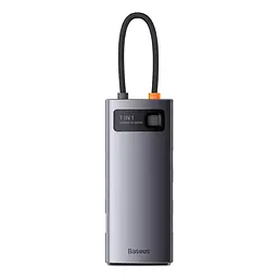 USB-хаб Baseus 7-in-1 Metal Gleam Series Type-C to HDMI+USB+VGA+RJ45 Docking Station (WKWG040013)