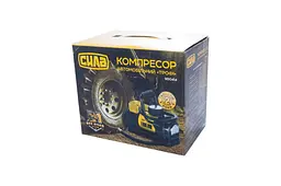 Автомобільний компресор від прикурювача однопоршневий з ліхтариком Сила 900414 7 атм x 37 л/хв - мініатюра 5