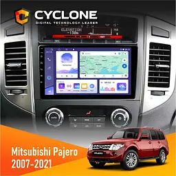 Штатна магнітола Mitsubishi Pajero 2007-2021 AMP Rockford Cyclone C9-011 4x64, DSP Cyclone (НФ-00007079)