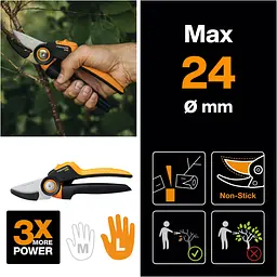 Контактний секатор Fiskars X-series P941 L (1057174) - мініатюра 3