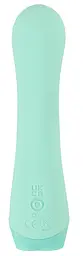 Вібратор-кролик Cuties Mini 13.6 см бірюзовий - мініатюра 10