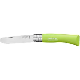 Ніж Opinel №7 VRI Inox "My First Opinel". Колір - салатовий