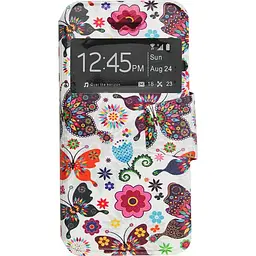 Чохол-книжка Toto Book Universal cover Picture with window 4.5-5" Light Butterfly - мініатюра 2