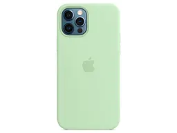 Чехол Apple Silicone Case for iPhone 12 Pro Max HQ Pistachio - миниатюра 9