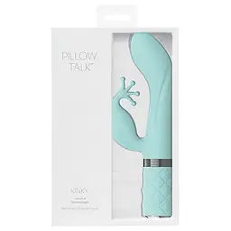 Вібратор кролик Pillow Talk Kinky Teal 21 см зелений - мініатюра 6