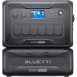Зарядна станція Bluetti AC300 3000W + Bluetti B300K 2764.8Wh - мініатюра 2