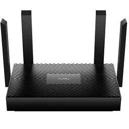 Маршрутизатор Cudy WR1500, чорний, Wi-Fi 6, (до 1501 Mb/s, 2.4/5GHz), 3хLAN (10/100/1000 Mb/s), 1хWAN (10/100/1000Mb/s), 4 зовнішні