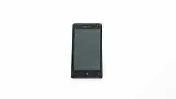 Модуль матриця + тачскрін для Microsoft Lumia 532 DS Nokia, black, з рамкою