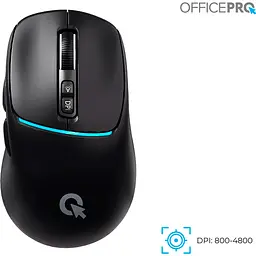 Bluetooth миша OfficePro M468B Wireless/Bluetooth Silent Click Black (M468B) UA - мініатюра 6