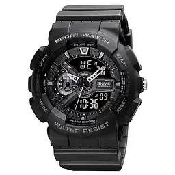 Чоловічий наручний годинник 1688 All Black. Skmei acs0030629