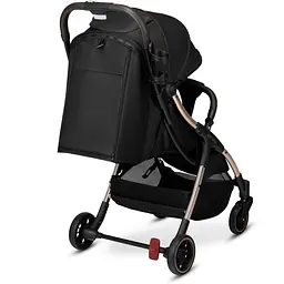 Прогулянкова коляска Lionelo Julie One Black Gold, чорна (LO-JULIE ONE BLACK GOLD) - мініатюра 5