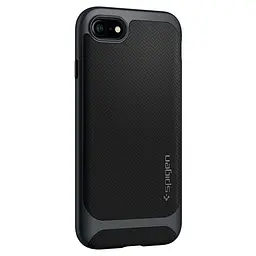 Чохол протиударний Spigen Neo Hybrid Herringbone ACS00952 для iPhone 7/8/SE 2020/2022 Metal Slate - мініатюра 4