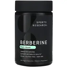 Берберин Sport Research Berberine 1000 мг 120 веганських капсул