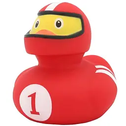 Качка FunnyDucks Гонщик червоний (1869)