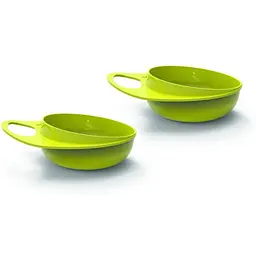 Тарілка Nuvita Easy Eating, глибока, 190 мл, салатова, 2 шт. (NV8431Lime) - мініатюра 2