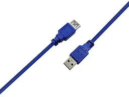 Кабель PrologiX USB 3.0 AM/AF 3m Blue (PR-USB-P-11-30-3M) - мініатюра 2