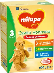 Уцінка. Суха молочна суміш Milupa 3, 600 г - мініатюра 2