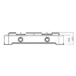Настільна плита Yucel O-200-LPG-grey - мініатюра 5