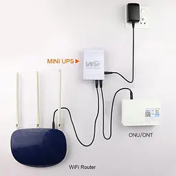 Джерело безперебійного живлення UPS WGP-103 для роутера/модему 10400 mAh - мініатюра 5