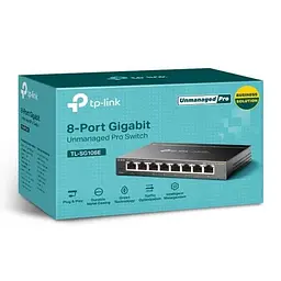 Комутатор TL-SG108E, 8x100/1000 Mb/s, керований, TP-Link teh0028237 - мініатюра 4